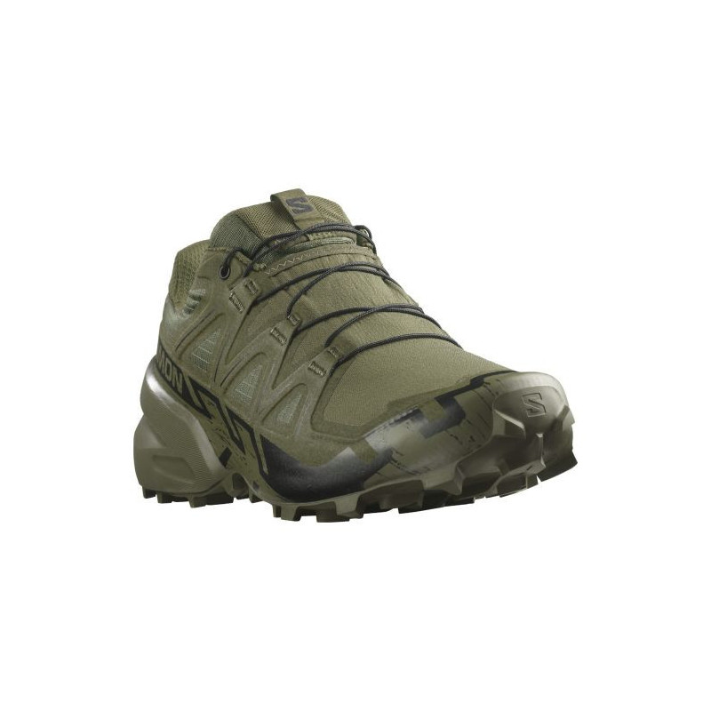 Chaussures Salomon SpeedCross 6 Forces - Vert ranger
