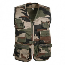 Gilet Reporter Enfant Camo - Percussion