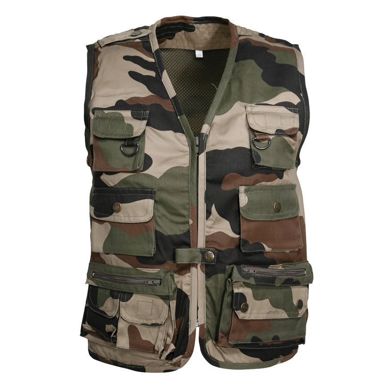 Gilet Reporter Enfant Camo - Percussion