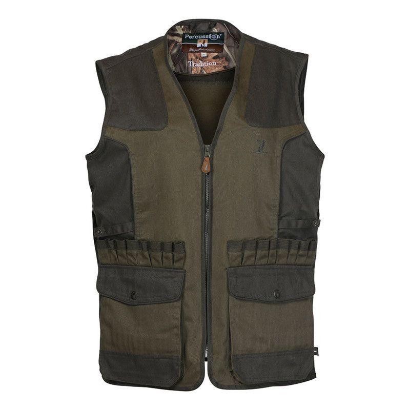 Gilet Chasse Tradition Brodé - Percussion