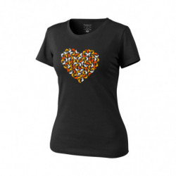t-shirt femme (coeur caméléon)